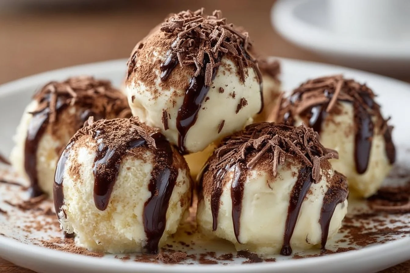 No-Bake Tiramisu Truffles
