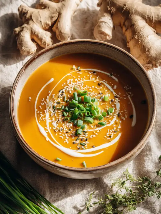 Ginger Sweet Potato Soup