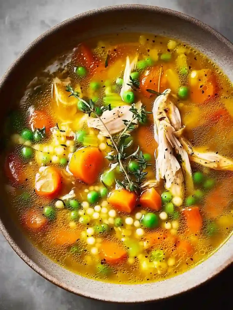 Ginger Turmeric Chicken Soup
