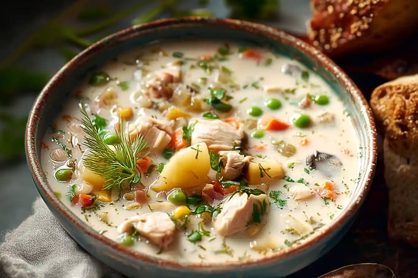 Homemade Creamy Chicken Soup