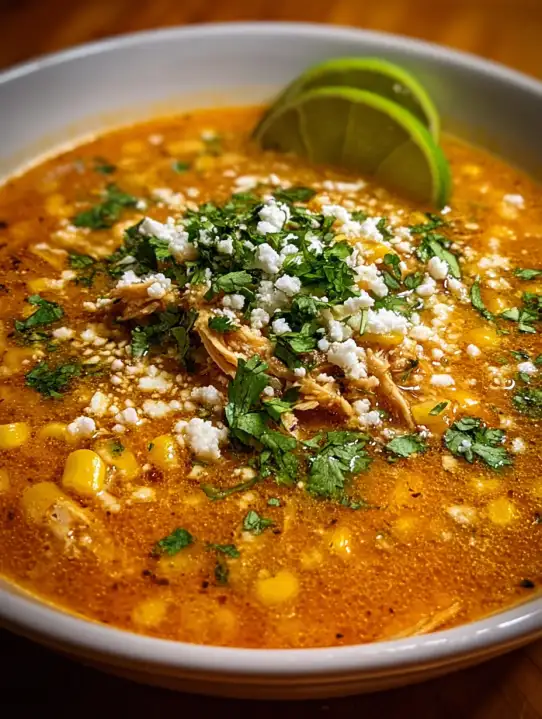 Street Corn Chicken Chili Recipe
