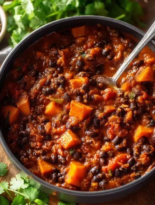 Sweet Potato Black Bean Chili