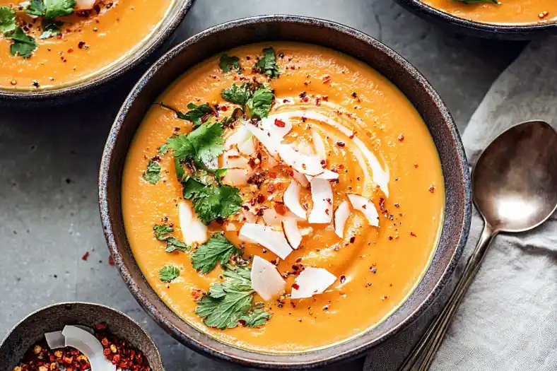 Thai Sweet Potato & Carrot Soup
