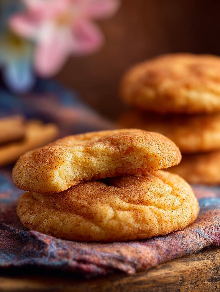 Quick Cake Mix Snickerdoodle Cookies