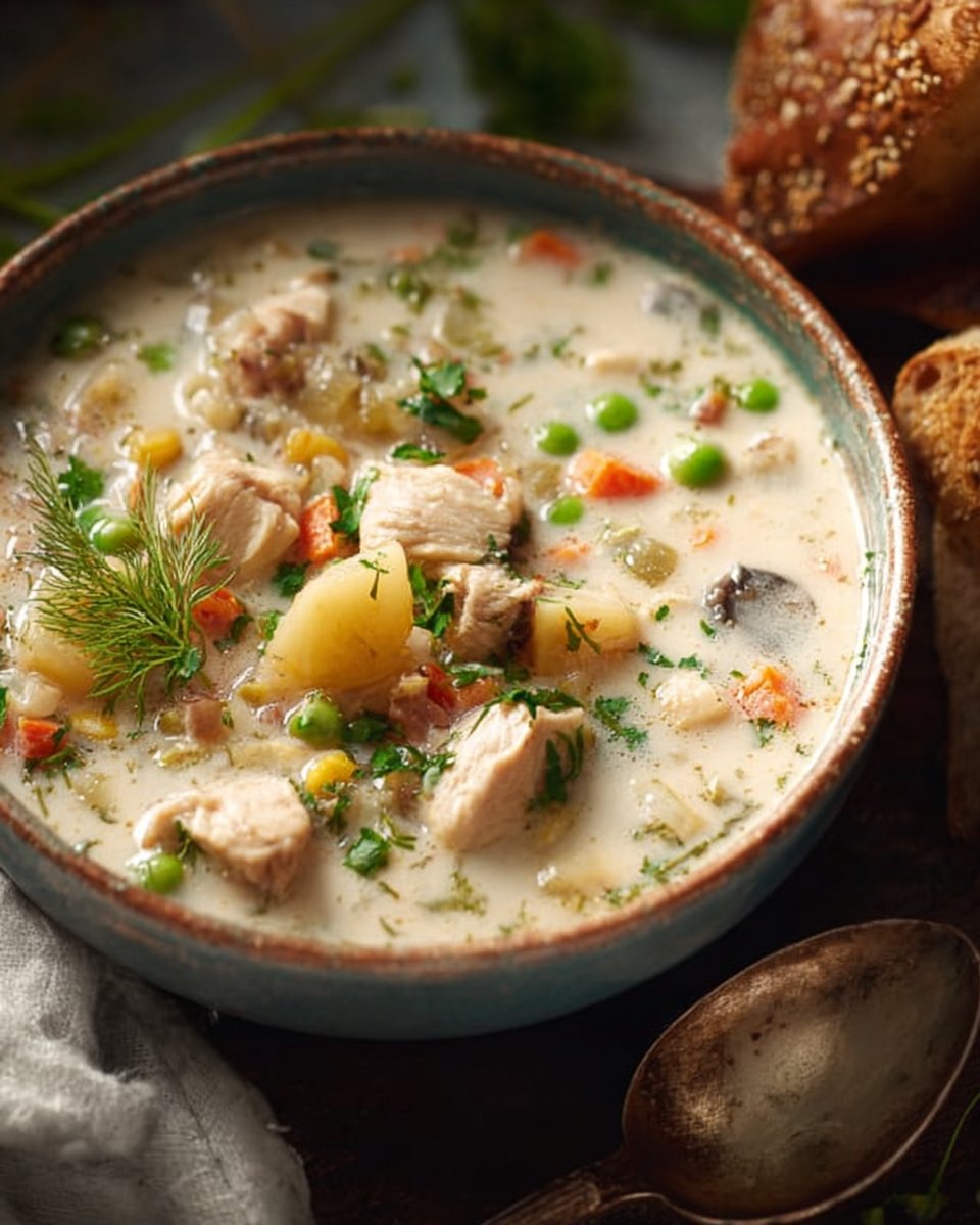 Homemade Creamy Chicken Soup