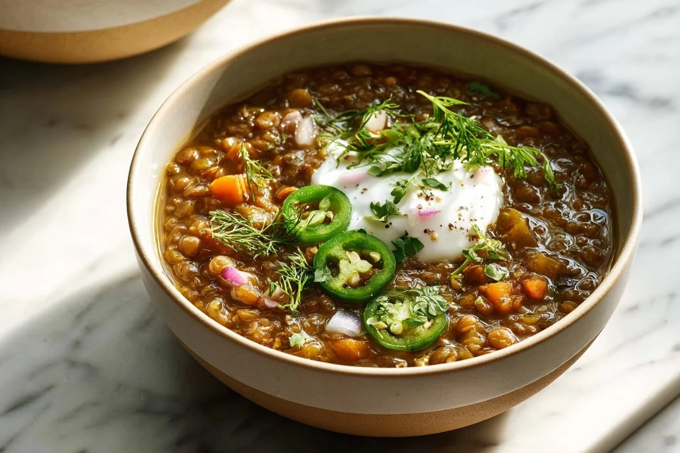 Cabbage and Lentil Detox Soup