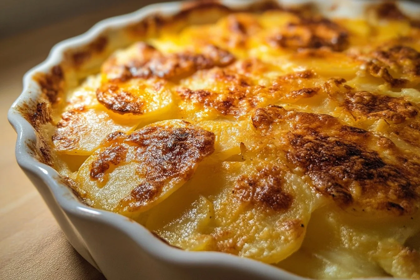 Cheesy Potato Casserole (with sliced potatoes)