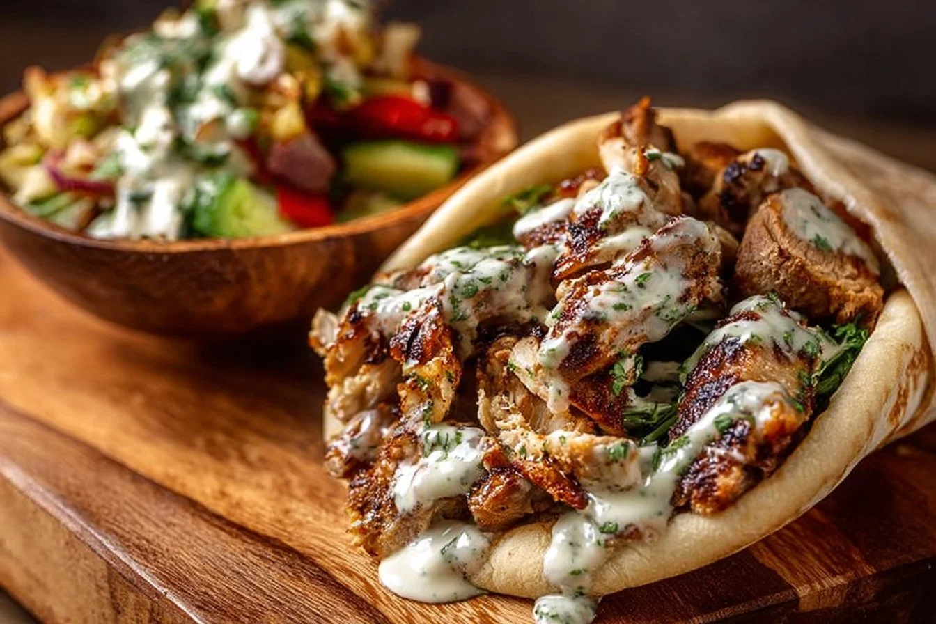 Chicken Shawarma with Garlic Sauce