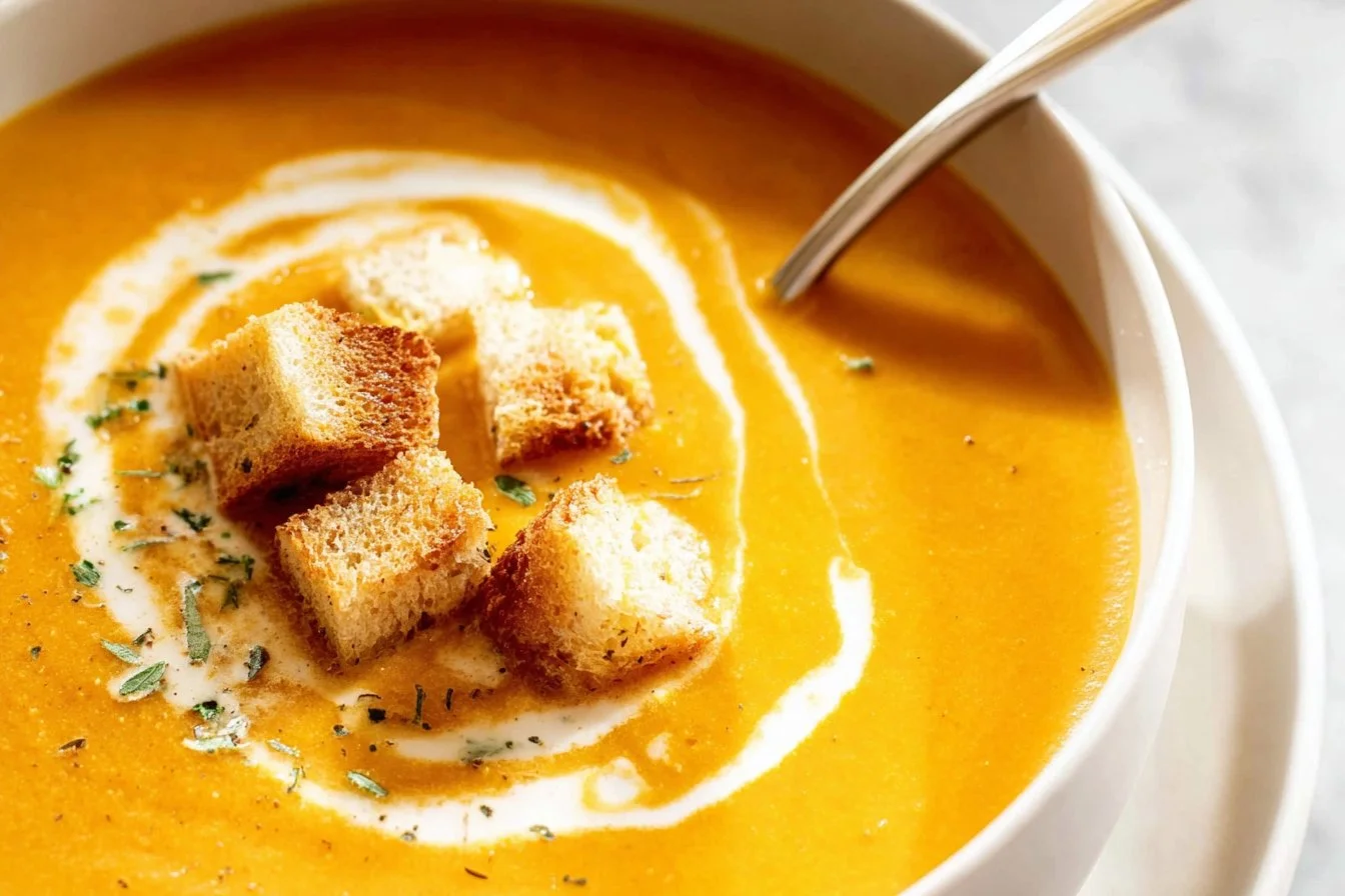 Creamy Carrot and Ginger Soup