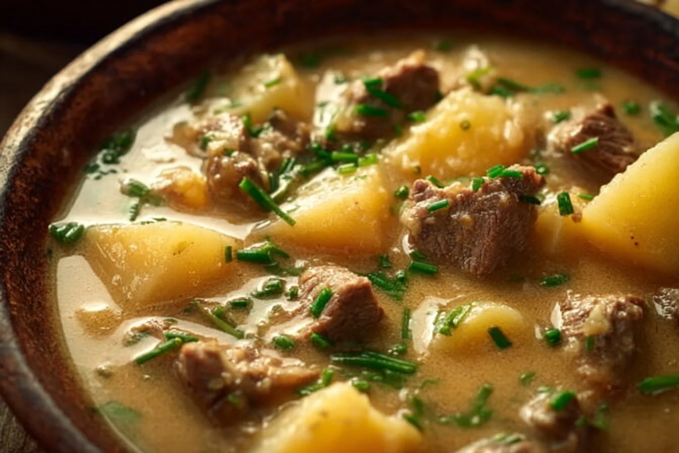 Creamy Steak and Potato Soup
