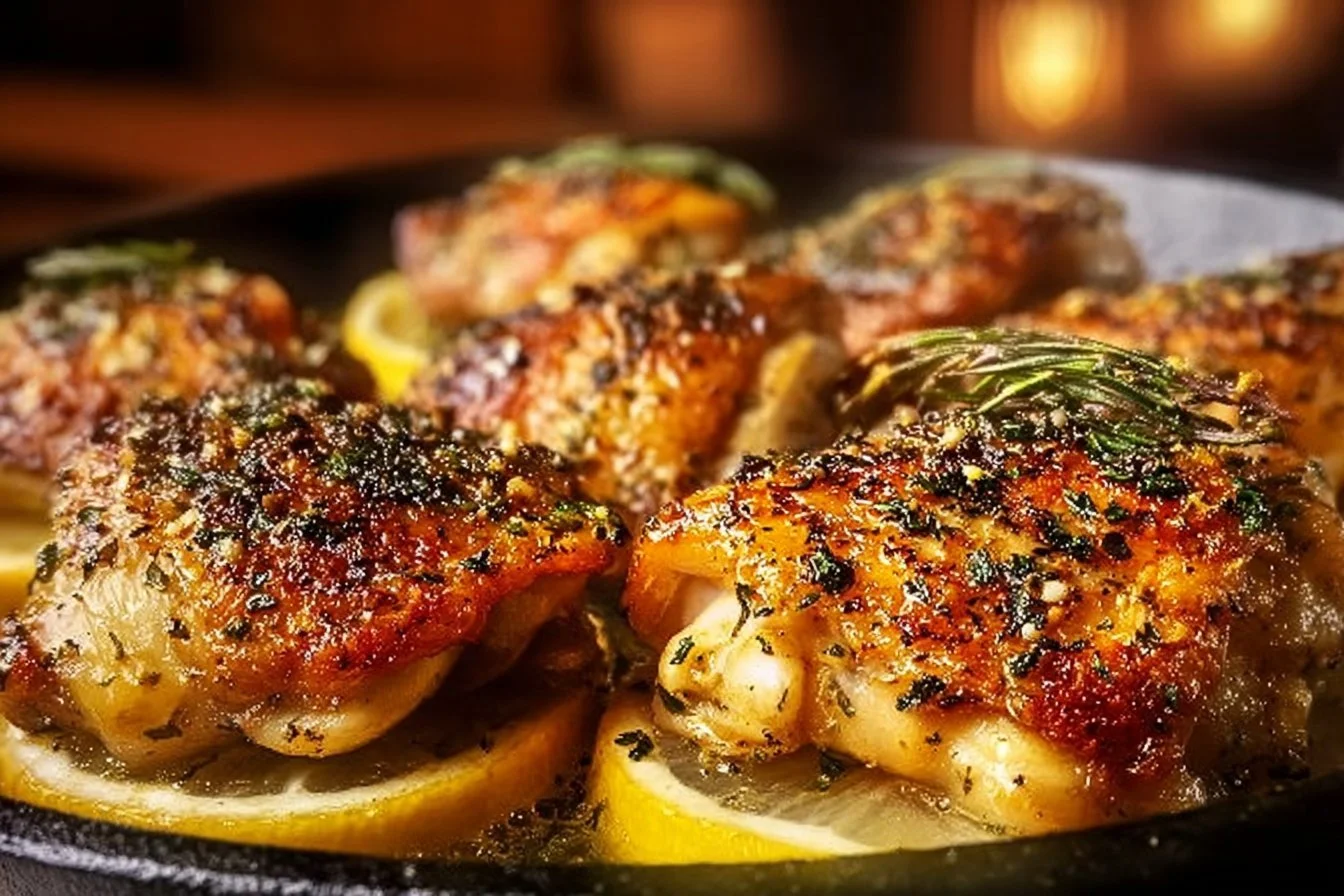 Garlic Herb Chicken Thighs Easy, Flavorful Weeknight Dinner