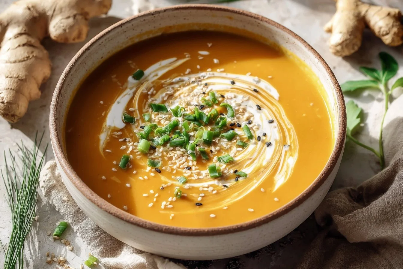 Cozy Ginger Sweet Potato Soup Recipe for Ultimate Comfort