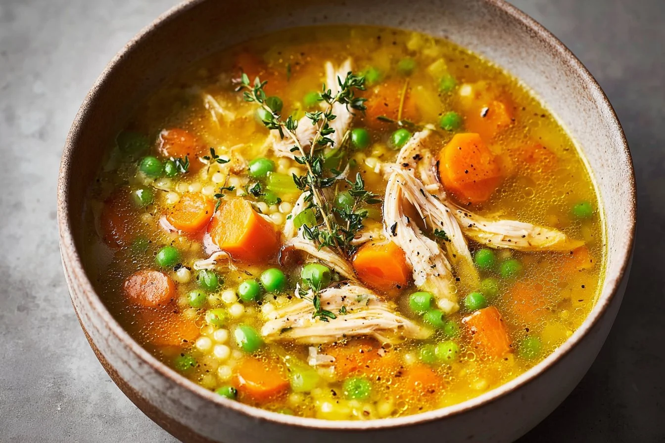 Ginger Turmeric Chicken Soup