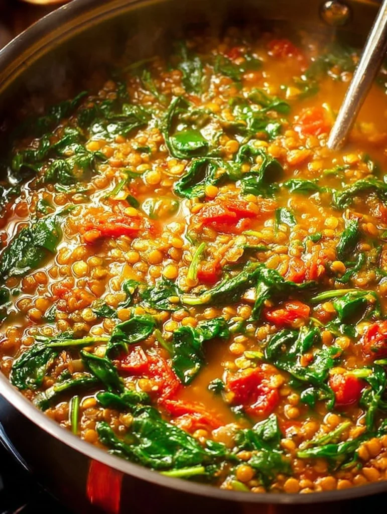 Lentil Soup With Spinach