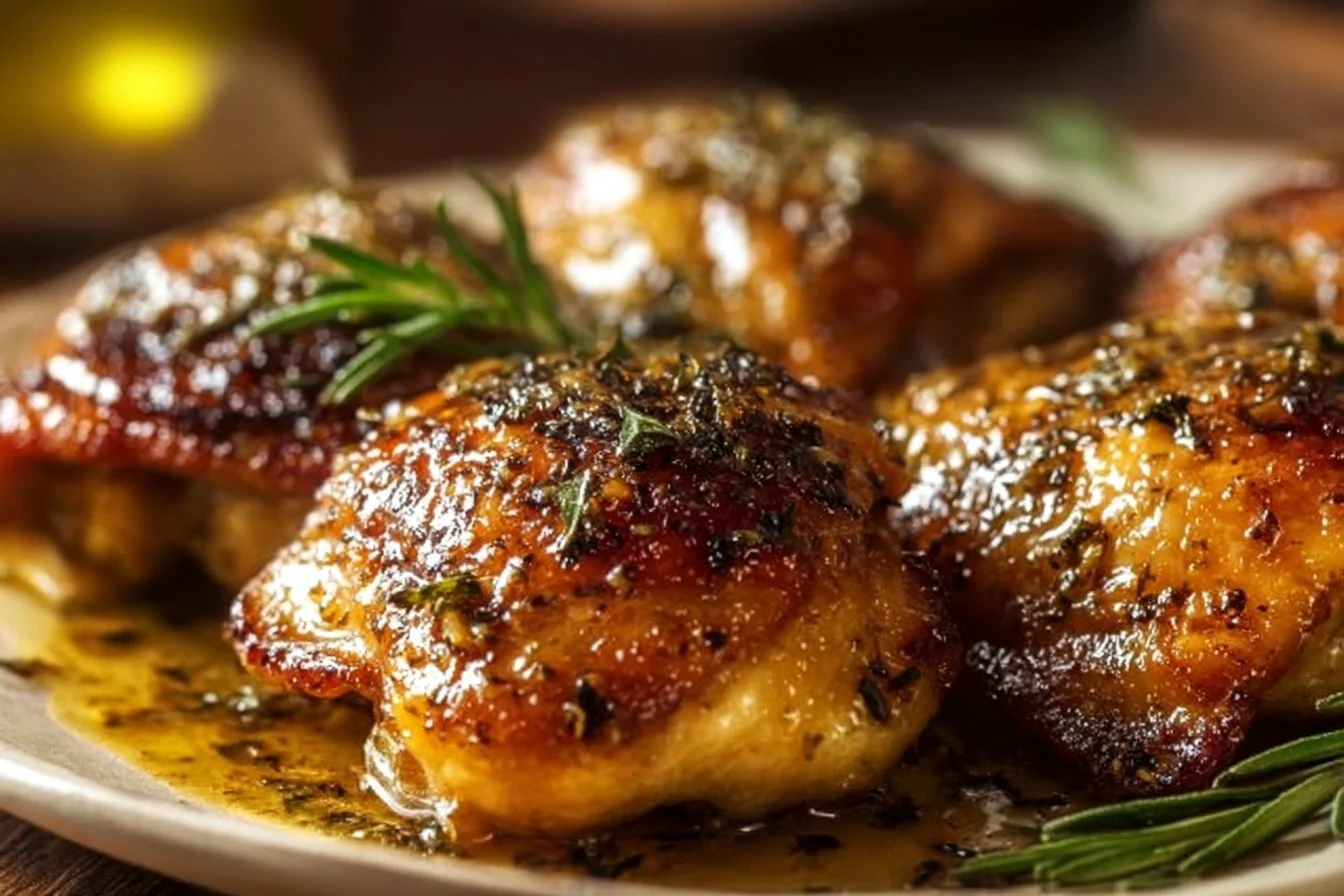 Maple Dijon Chicken Thighs
