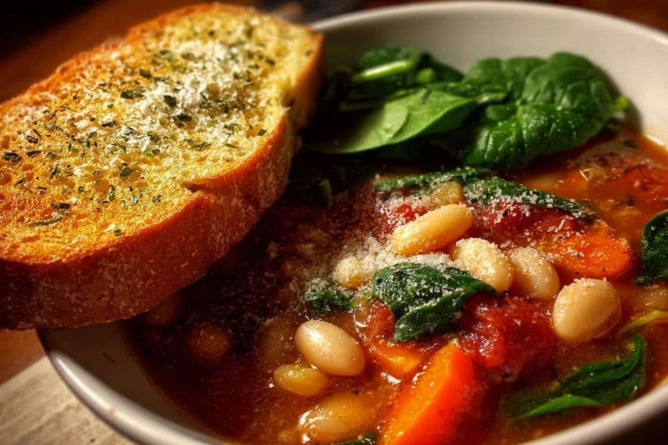 Warm Up with Savory Parmesan Tomato Cannellini Bean Soup Recipe