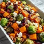 Colorful roasted veggie sheet pan mix with seasonal vegetables
