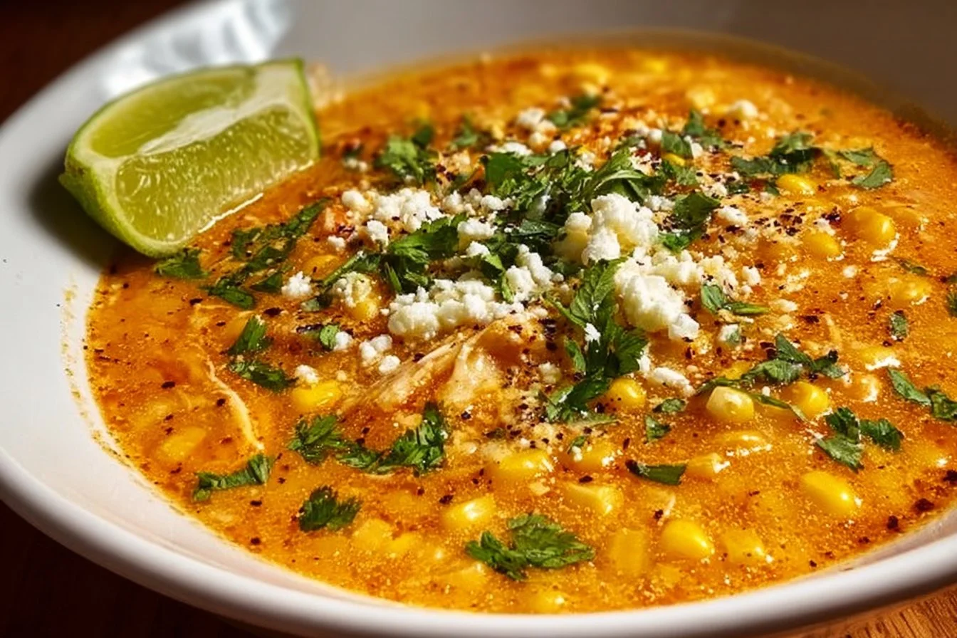Street Corn Chicken Chili Recipe