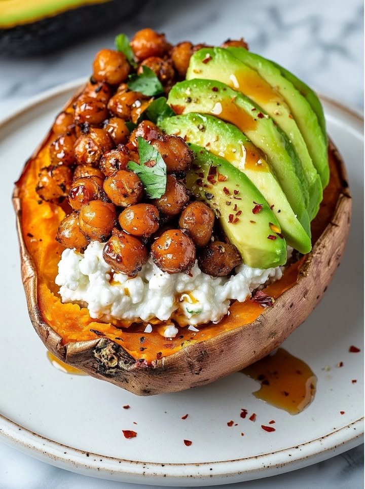 Hot Honey Cottage Sweet Potato Boats