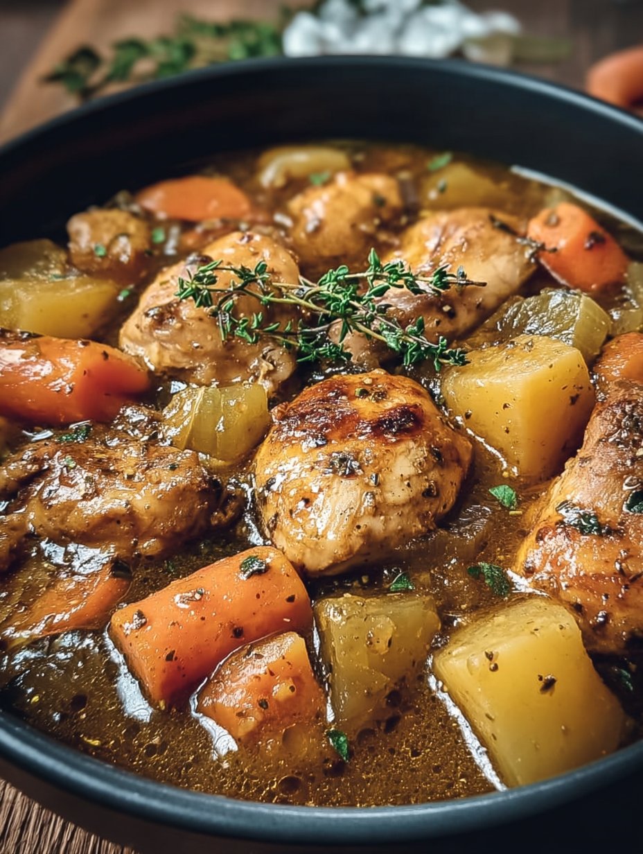 Slow Cooker Chicken Stew
