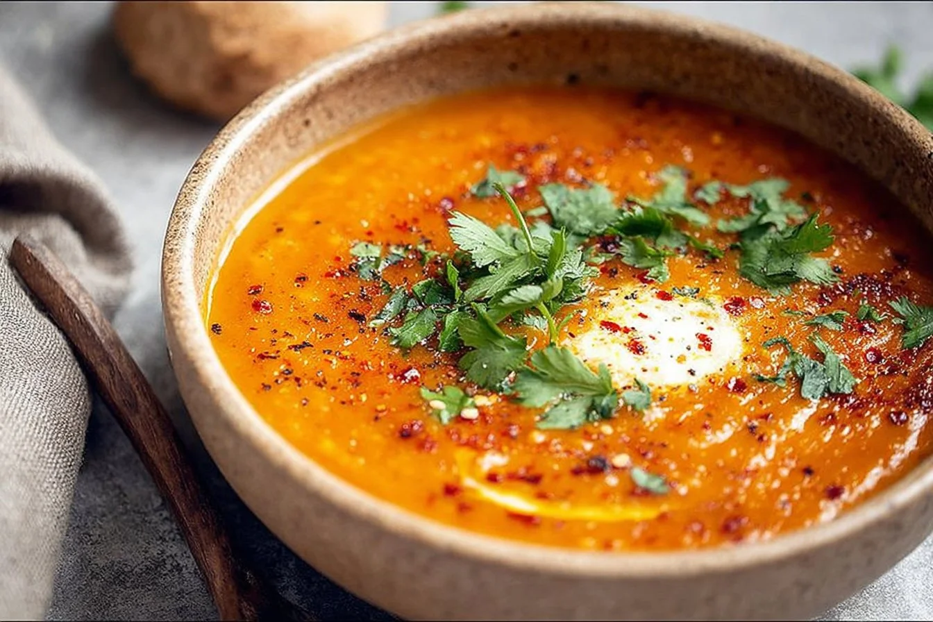 Vegan Red Lentil Soup: Simple, Cozy, and Comforting