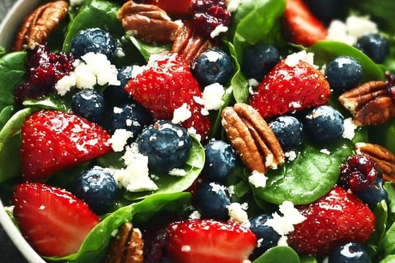 15-Minute Strawberry Spinach Salad