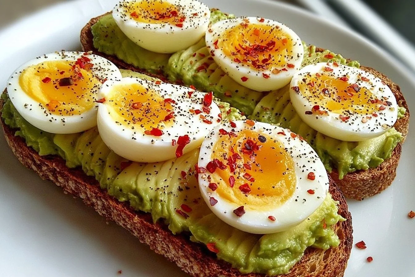 Avocado Toast with Soft-Boiled Eggs