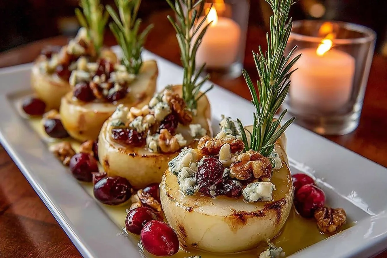 Baked Pears with Brie Walnuts and Cranberries: Cozy, Elegant, and Easy