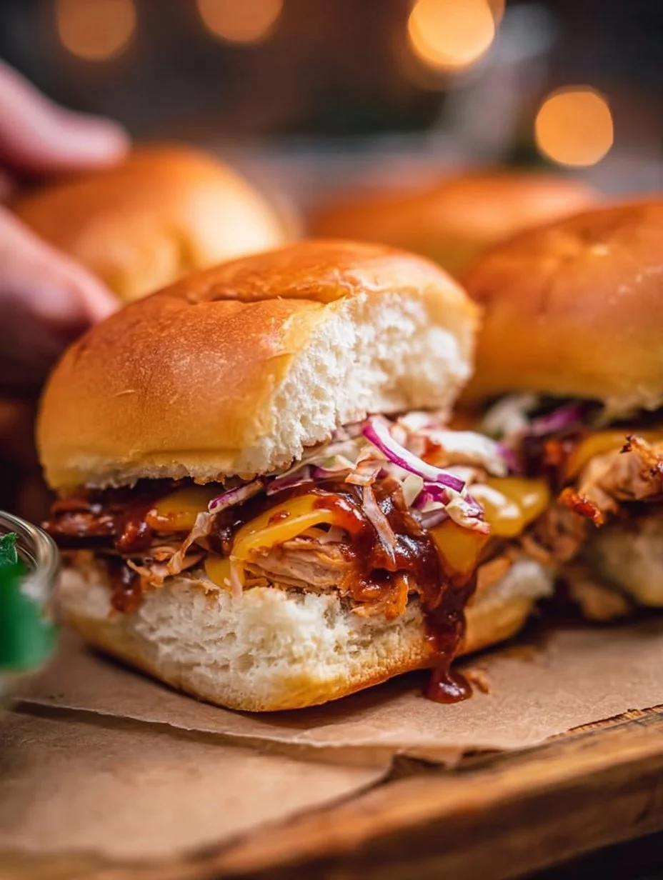 BBQ Chicken Sliders