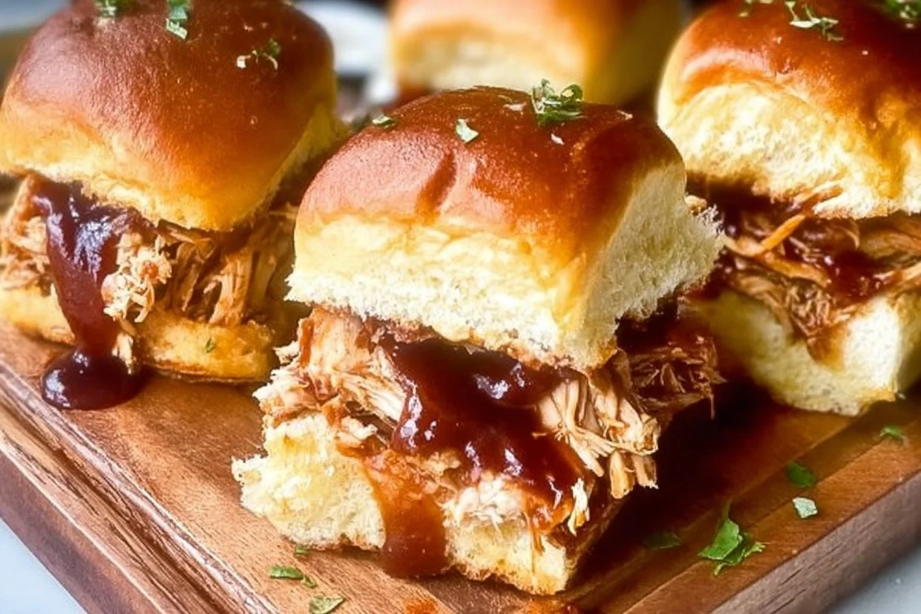 BBQ Chicken Sliders