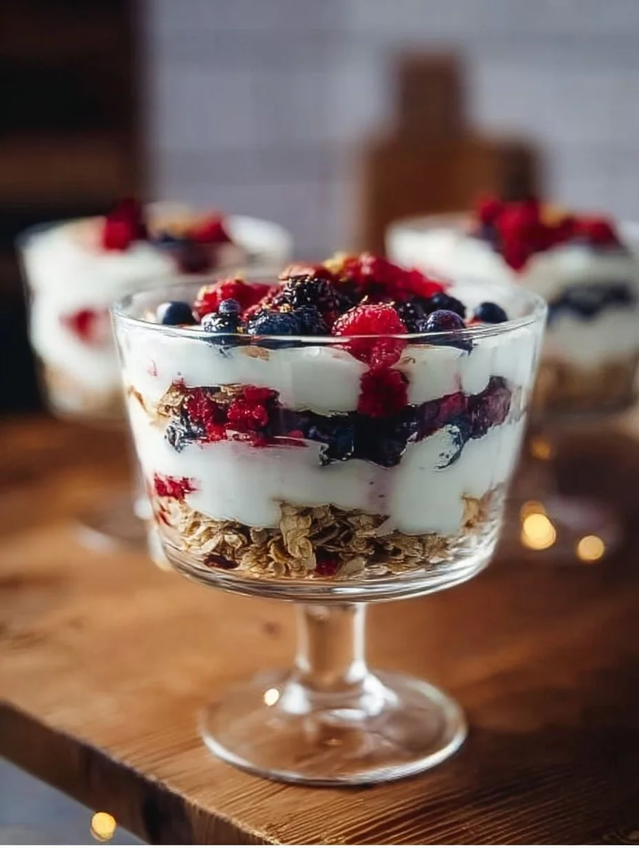 Berry Yogurt Parfait Trifle