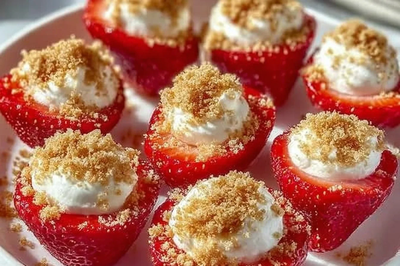 Cheesecake Deviled Strawberries