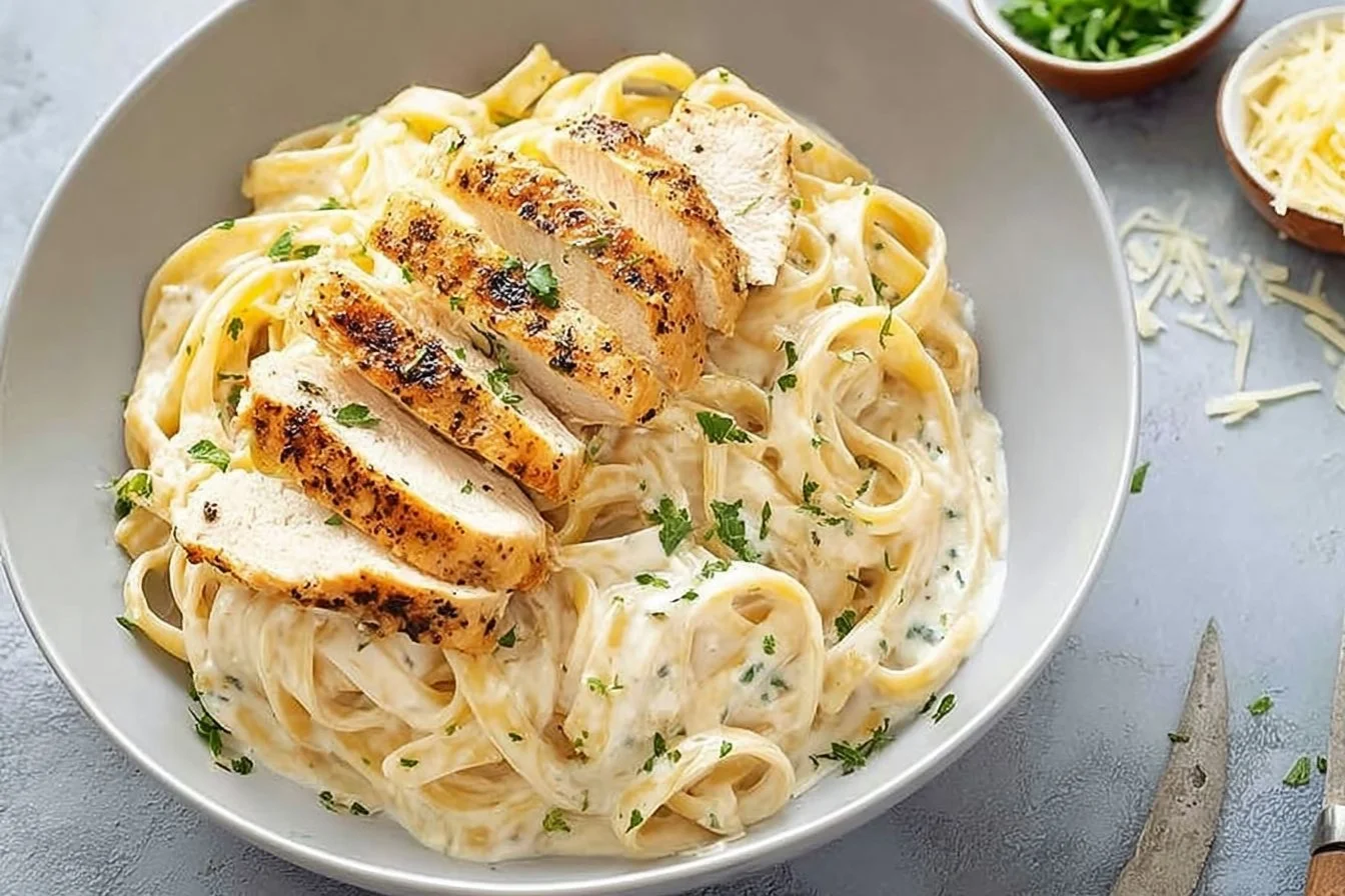 Chicken Alfredo Recipe (Creamy, Comforting Pasta)