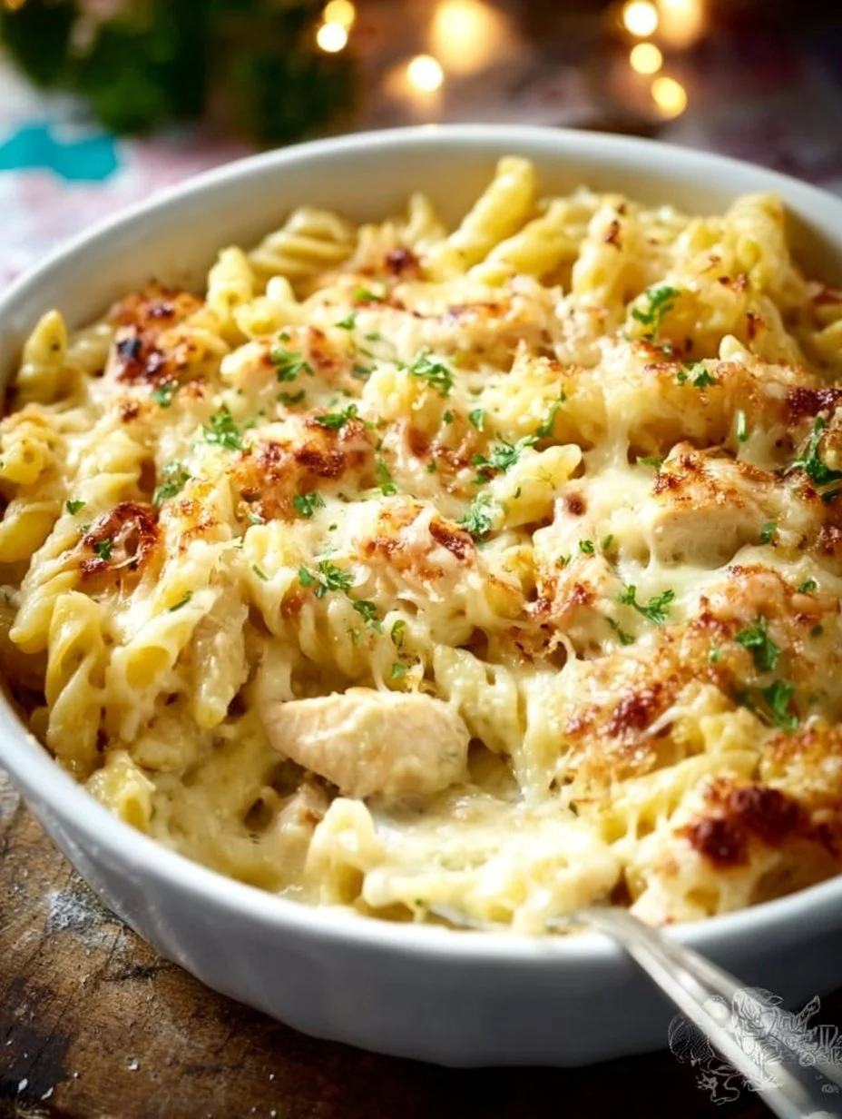 Chicken Alfredo Casserole