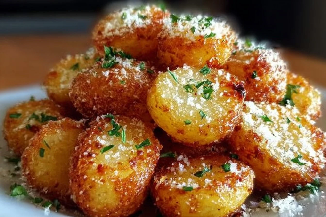 Crispy Parmesan Potatoes