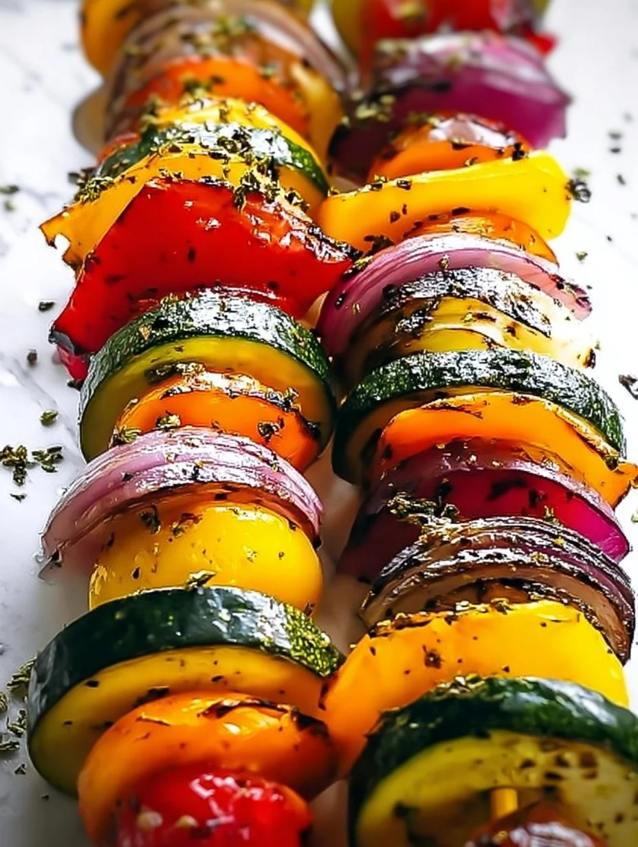 Flavorful Grilled Veggie Skewers
