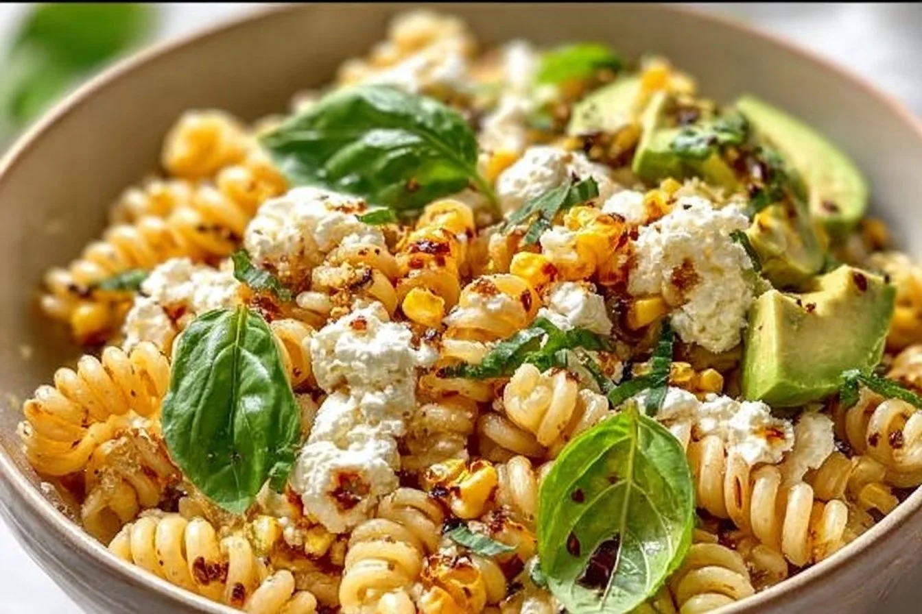 Juicy Street Corn Pasta Salad