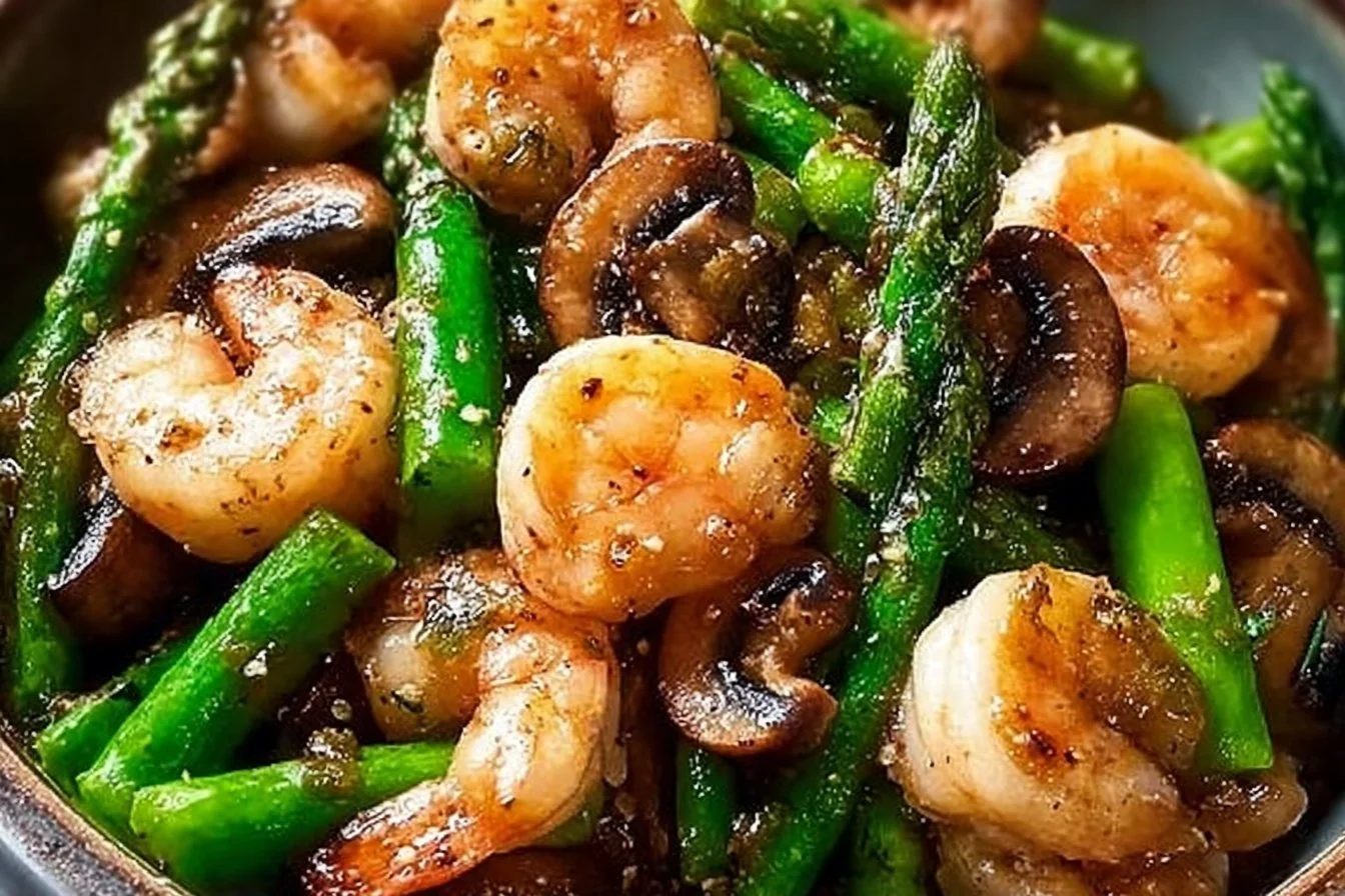 Shrimp and Asparagus Stir-Fry