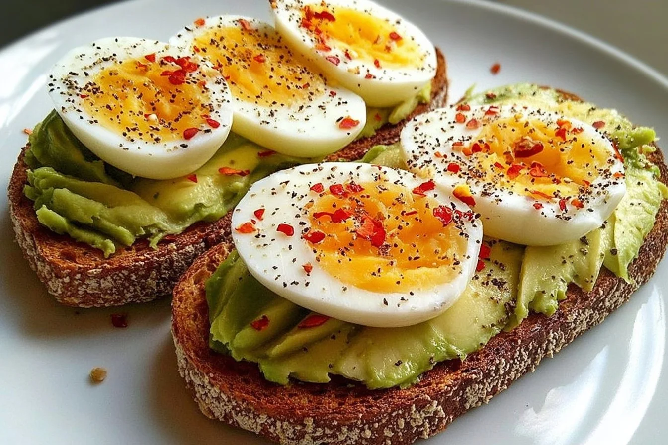 Avocado Toast with Soft-Boiled Eggs So Yummy and Healthy