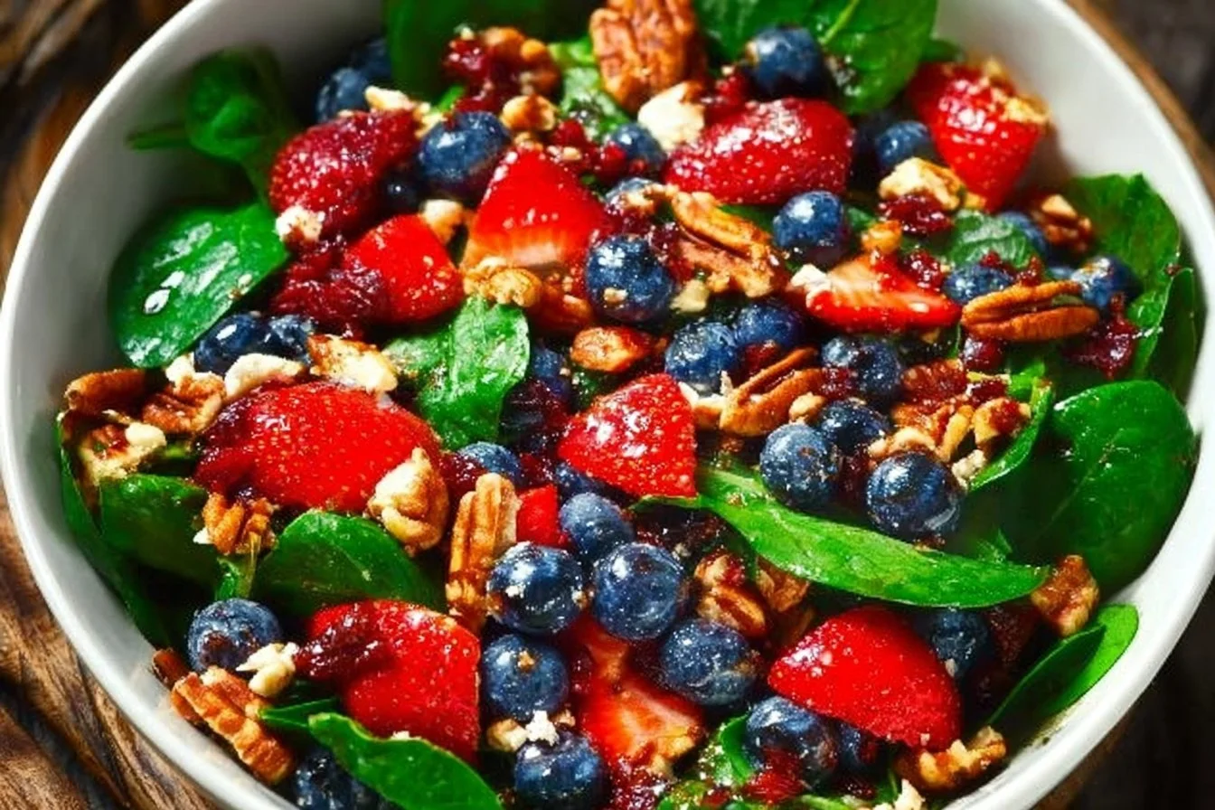 Strawberry Spinach Salad