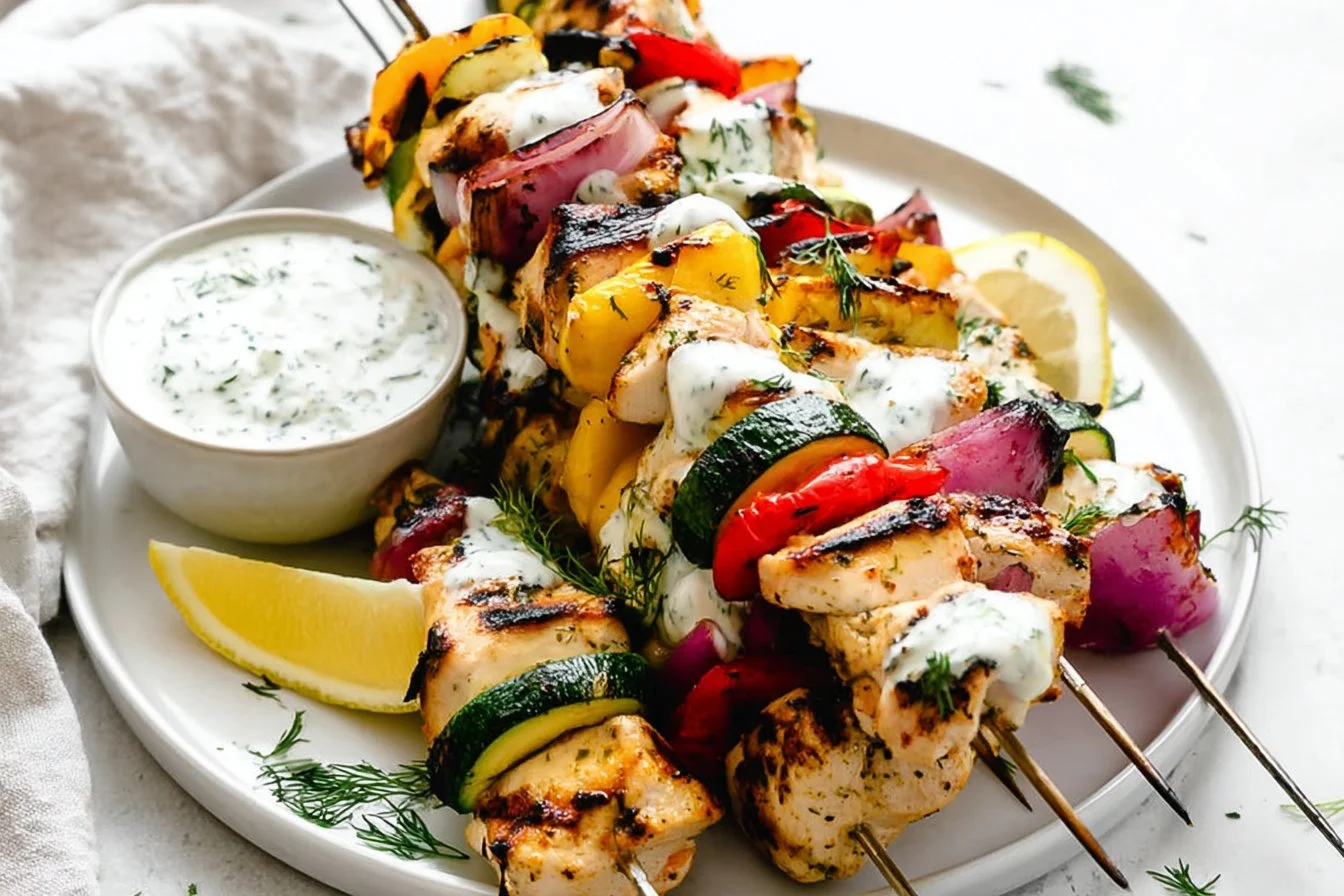 Greek Chicken Kabobs: Easy, Juicy, and Full of Greek Flavor