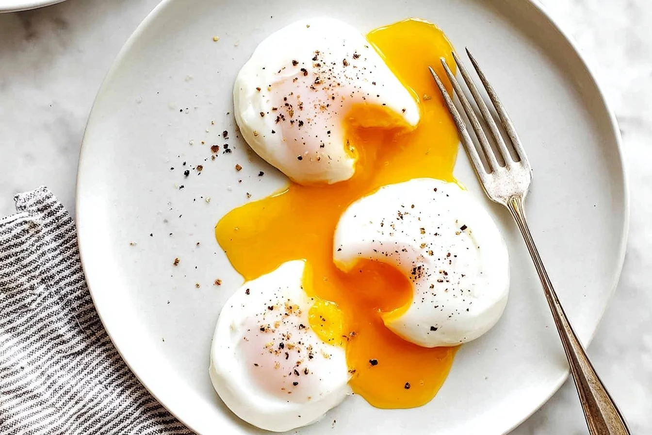 Poached Eggs Ready Fast
