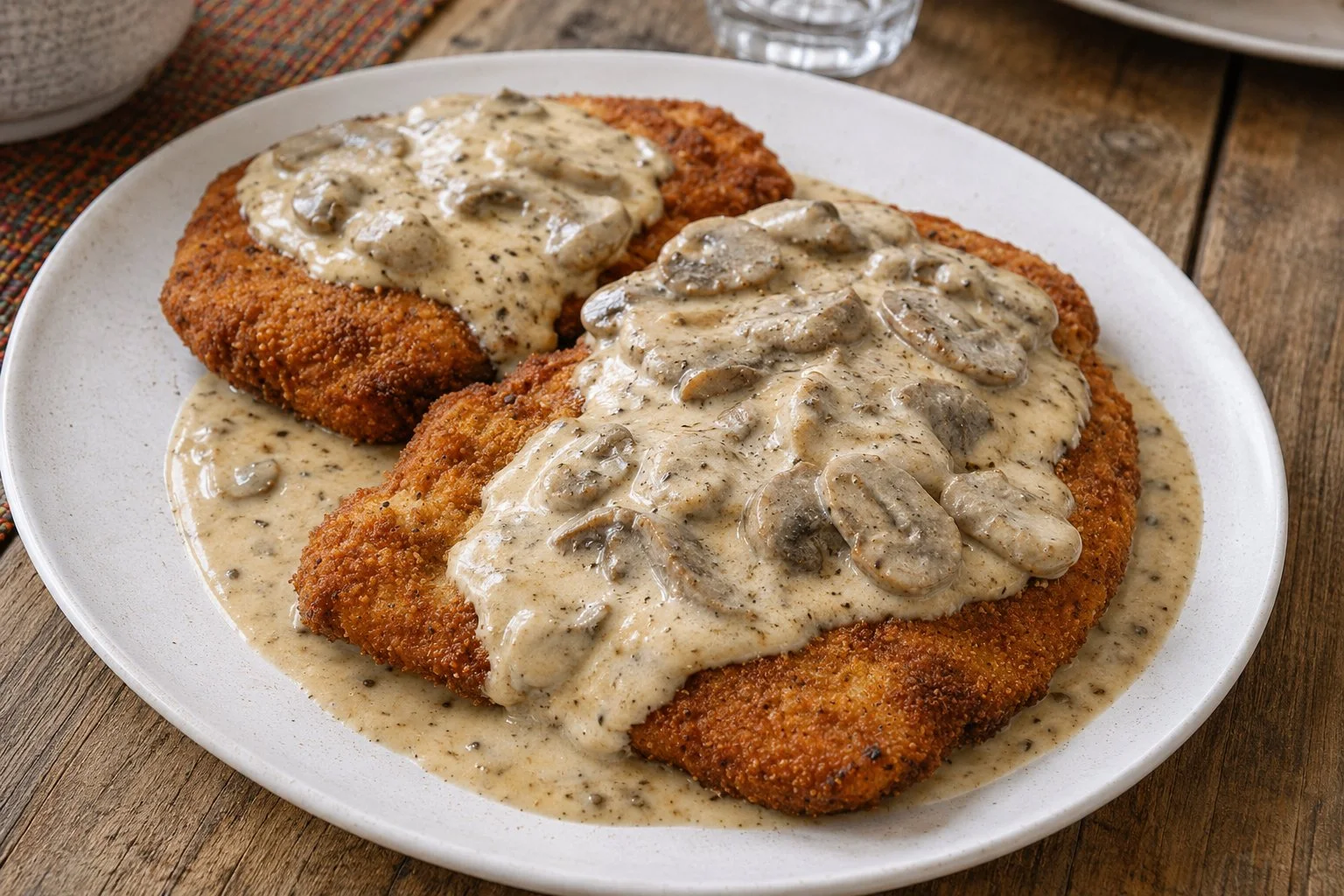 Schnitzel Mushroom Sauce