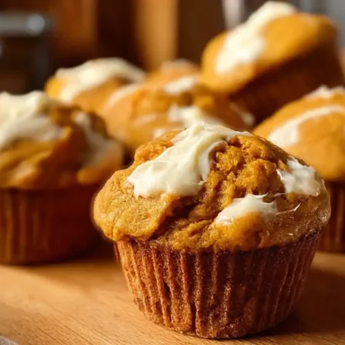 Healthy Pumpkin Cream Cheese Muffins