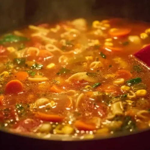 Hearty Vegetable And Pasta Soup