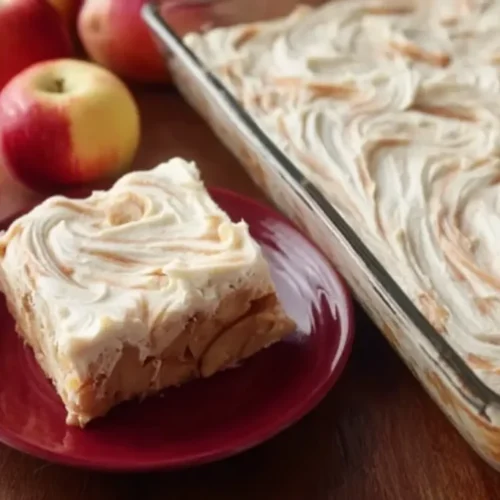 Homemade Sourdough Discard Apple Cake