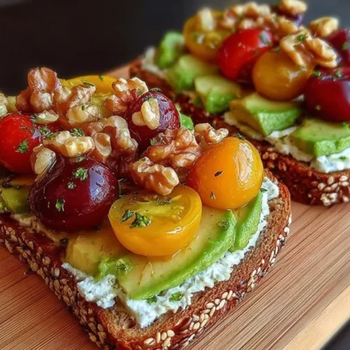 Avocado Toast With Feta Cherry Tomatoes Cranberr 2026 04 13