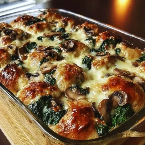 Chicken Spinach And Mushroom Low Carb Oven Dish 2026 04 18