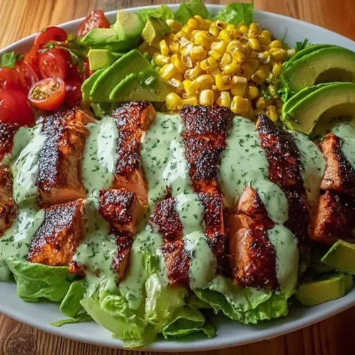 Grilled Chicken Salad With Avocado Herb Dressing 2026 04 13 221027